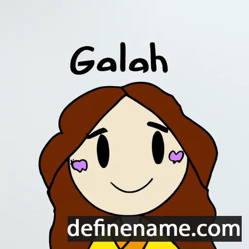 cartoon of the name Galiah