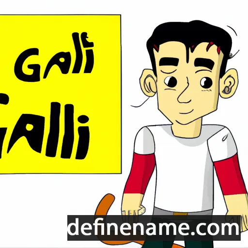 Galih cartoon