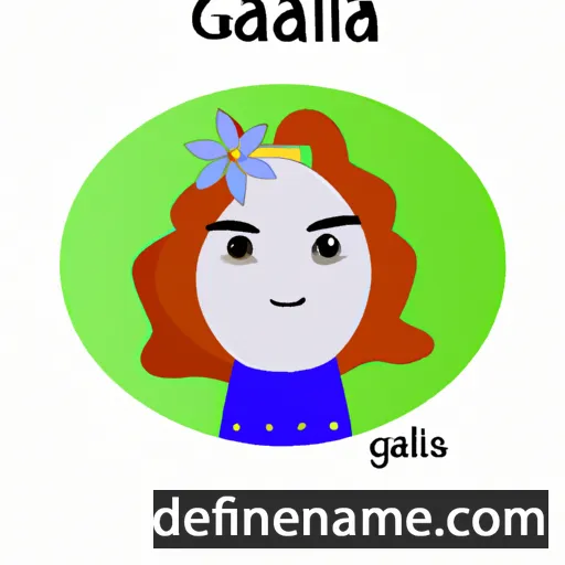 cartoon of the name Gallia