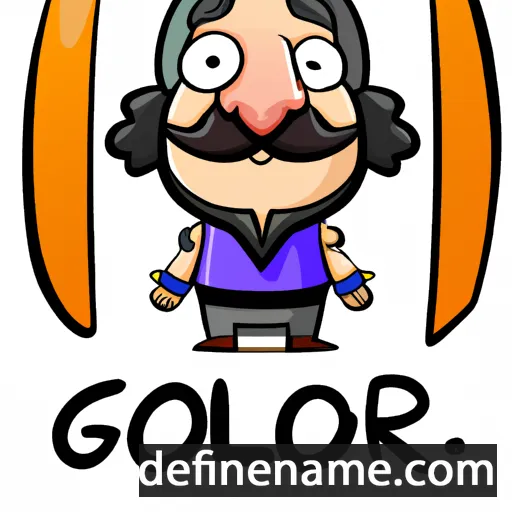 cartoon of the name Galor