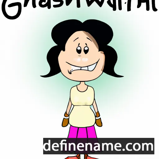 cartoon of the name Galswintha