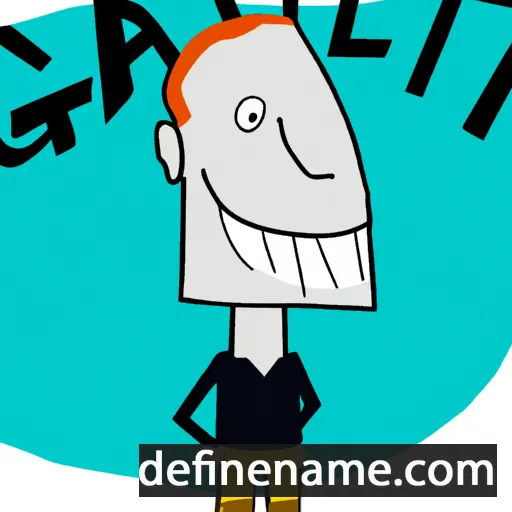 cartoon of the name Galt