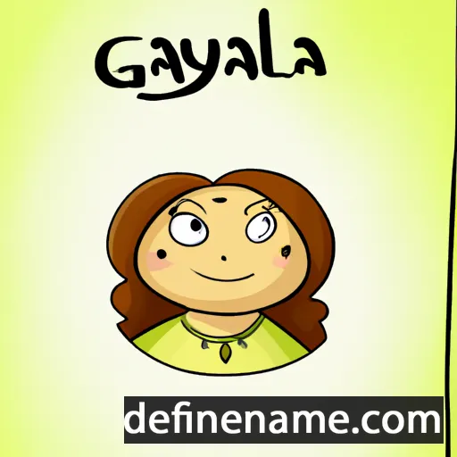 cartoon of the name Galya