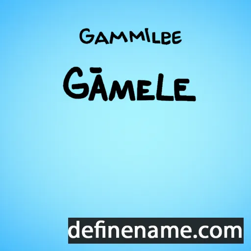 Gamaliël cartoon