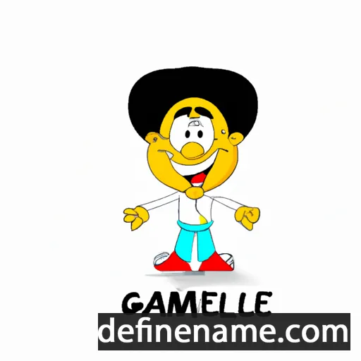 cartoon of the name Gamaliele