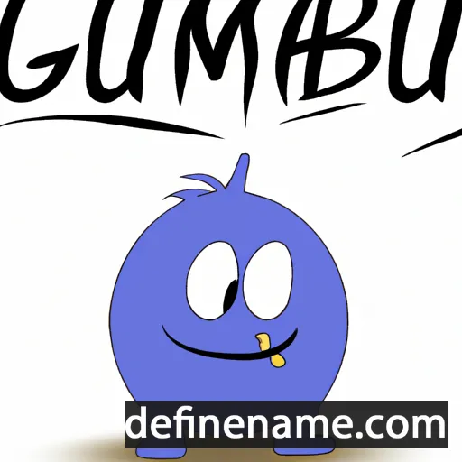 cartoon of the name Gambuu