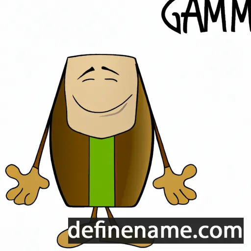 cartoon of the name Gamul