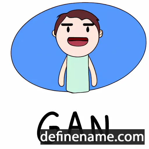 Gan cartoon