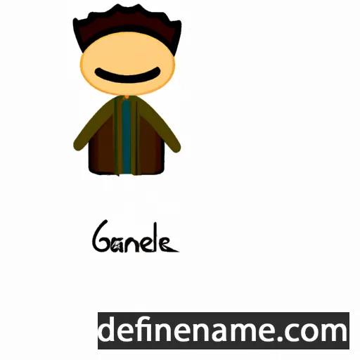 cartoon of the name Ganaël