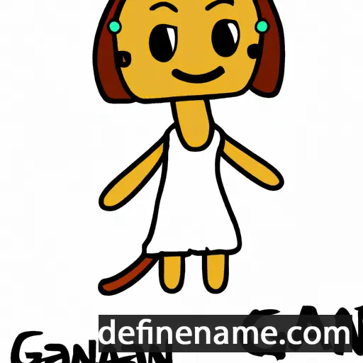 cartoon of the name Ganau