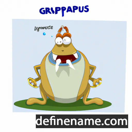 cartoon of the name Gangulphus