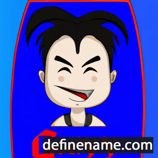 cartoon of the name Ganyu