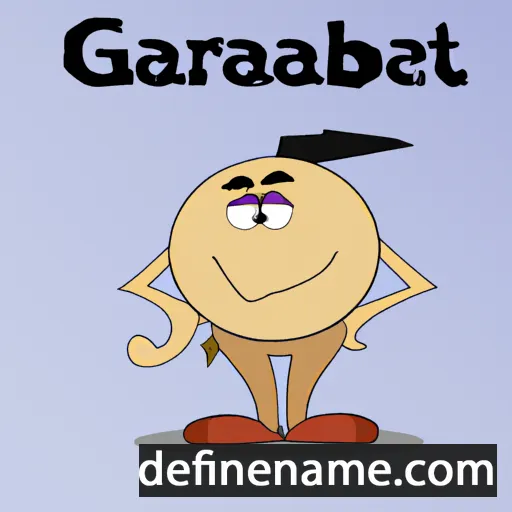 cartoon of the name Garabet