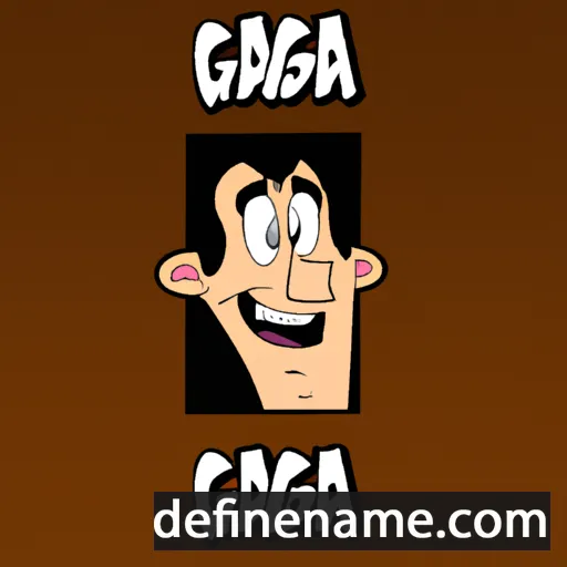 cartoon of the name García