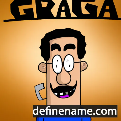 cartoon of the name Garcia