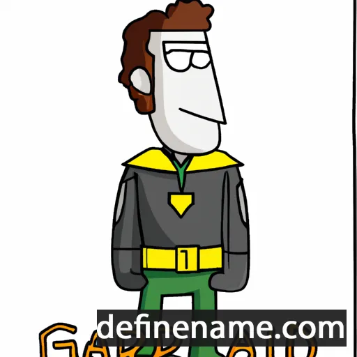 cartoon of the name Gard