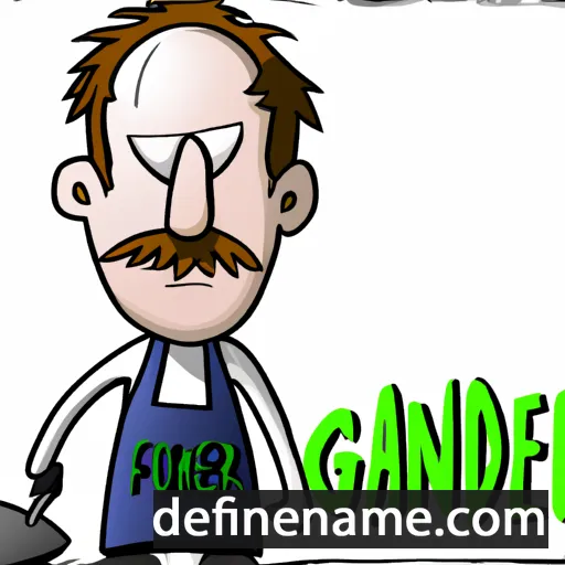 cartoon of the name Gardiner