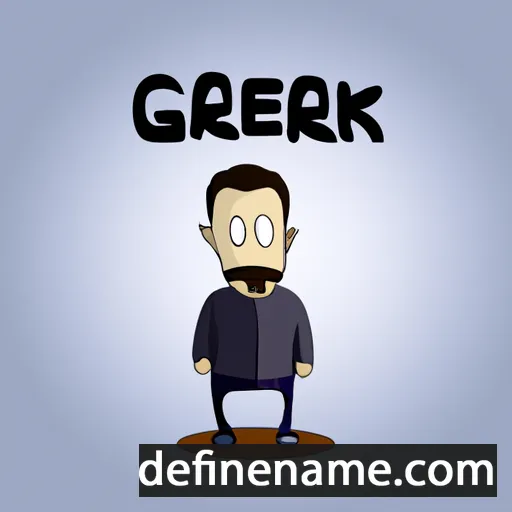 cartoon of the name Garek