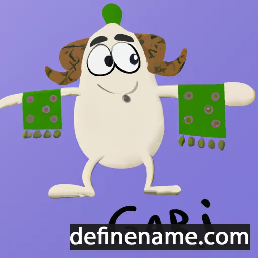 cartoon of the name Gari