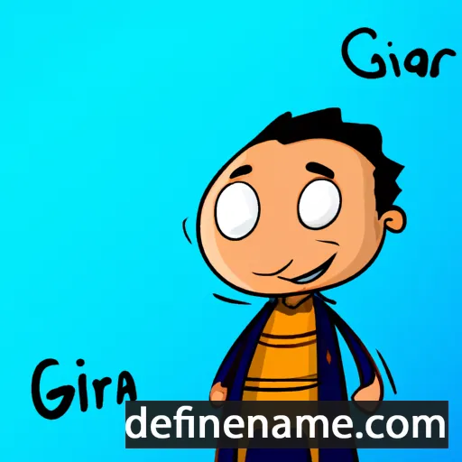 cartoon of the name Garia