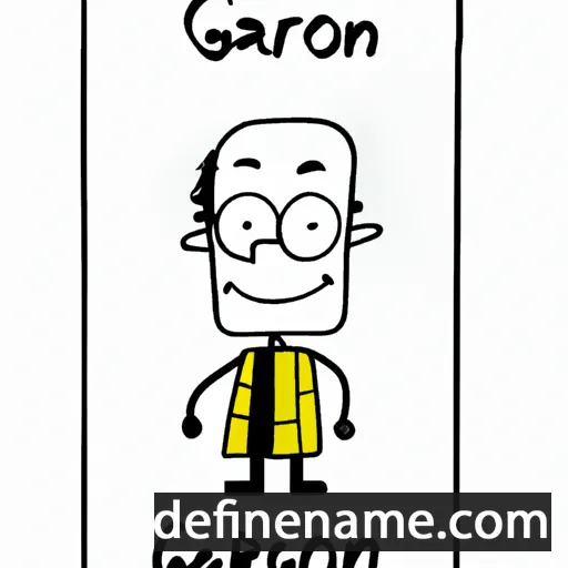 cartoon of the name Garion