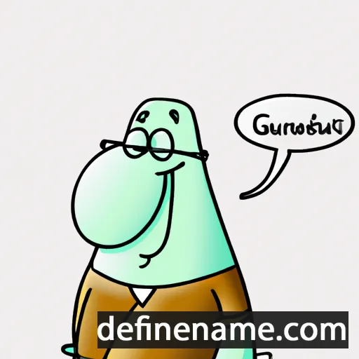 cartoon of the name Garitrud