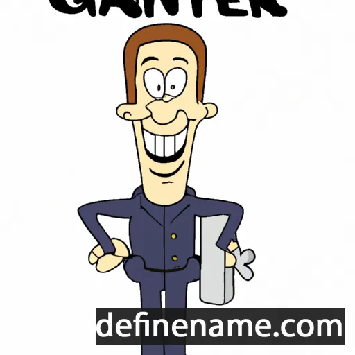 cartoon of the name Garner