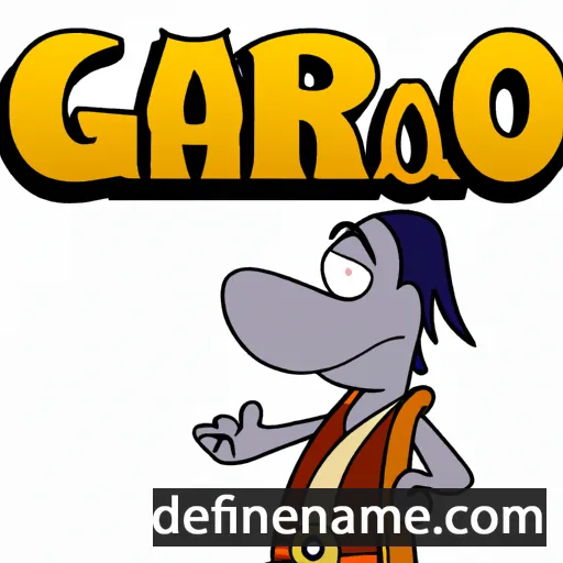 Garoa cartoon