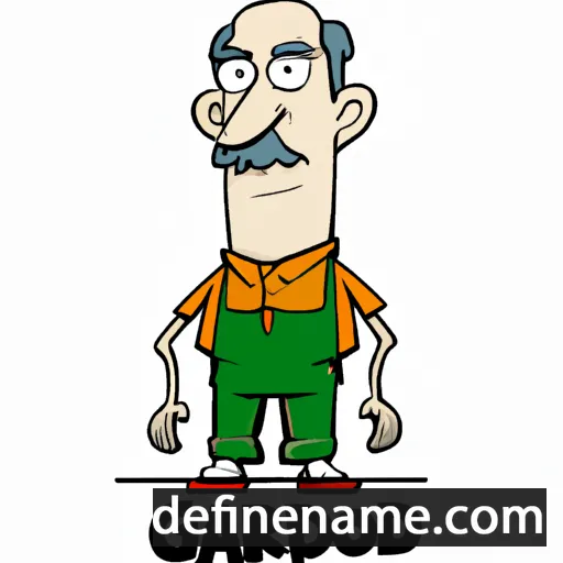 cartoon of the name Garold