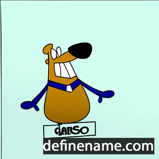 cartoon of the name Garso