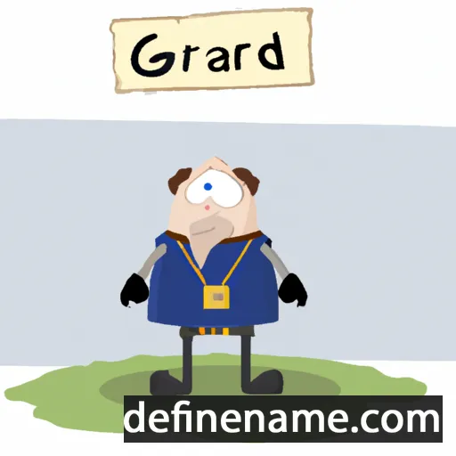 cartoon of the name Garðar