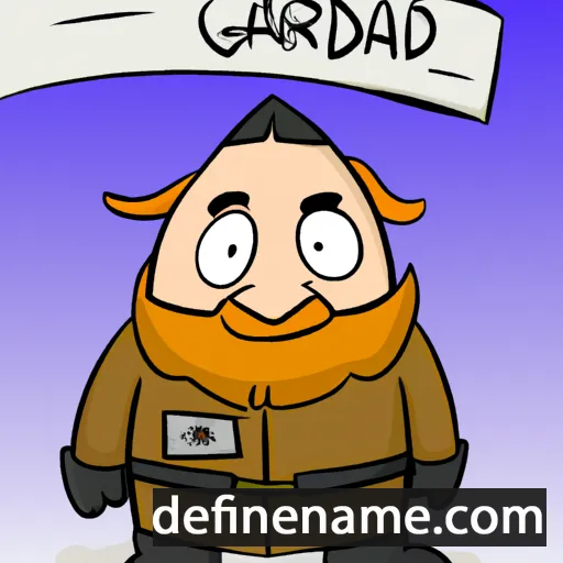 Garðarr cartoon