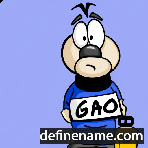 cartoon of the name Gašo