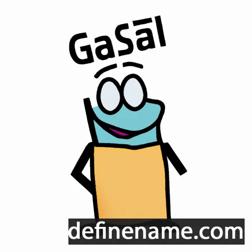 cartoon of the name Gasil