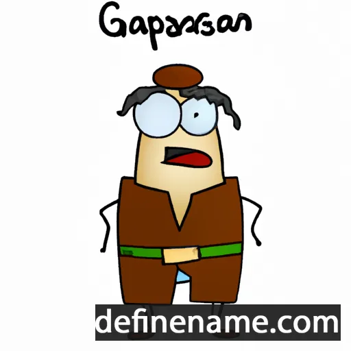 cartoon of the name Gasparian