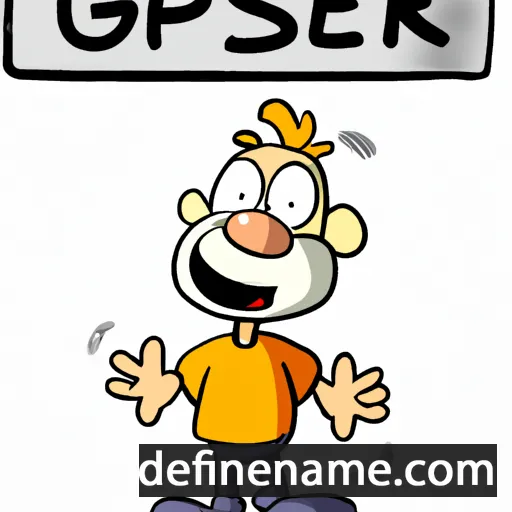 cartoon of the name Gaspër