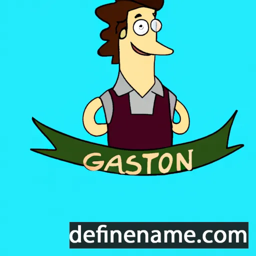 cartoon of the name Gastons