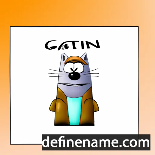 cartoon of the name Gattlin