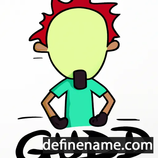 cartoon of the name Gaud