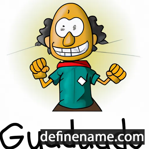 cartoon of the name Gaudenci