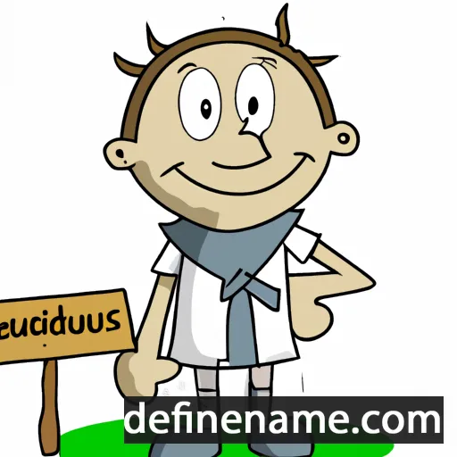 cartoon of the name Gaudentius