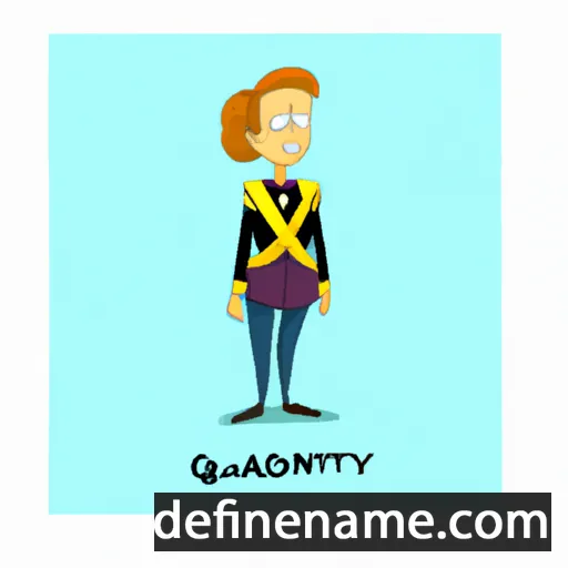 cartoon of the name Gaudenty