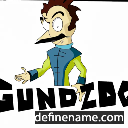 cartoon of the name Gaudenzo