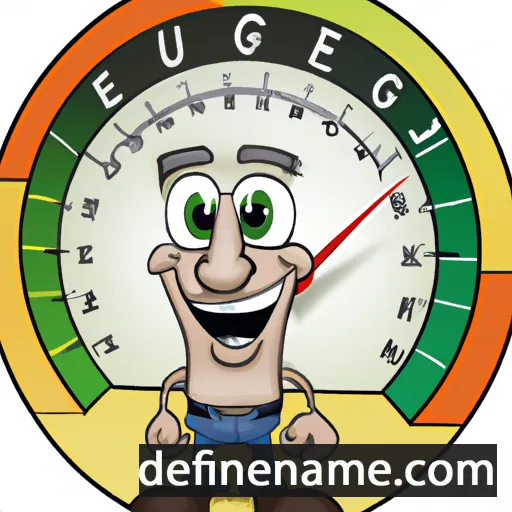 cartoon of the name Gauge