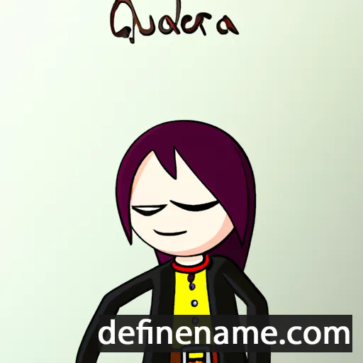 cartoon of the name Gaura