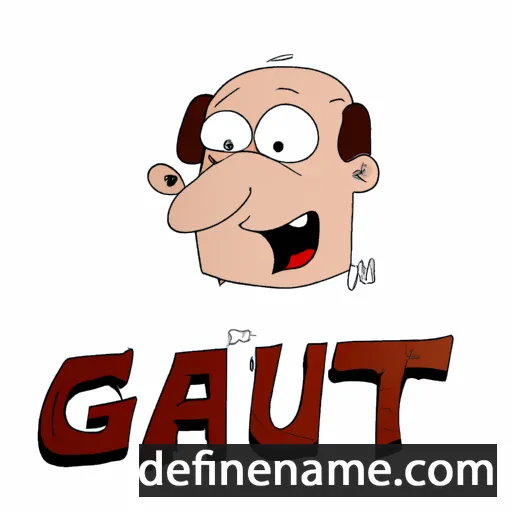 cartoon of the name Gaut