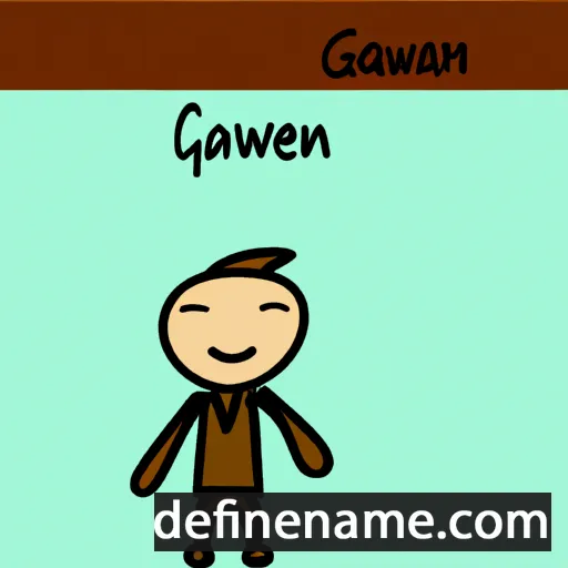 Gawein cartoon