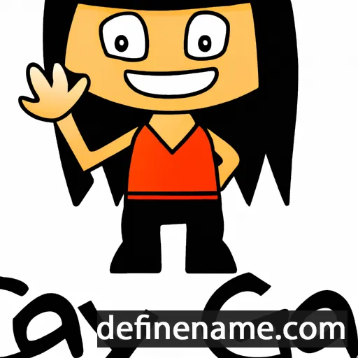 cartoon of the name Gaya