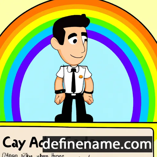 cartoon of the name Gaydar