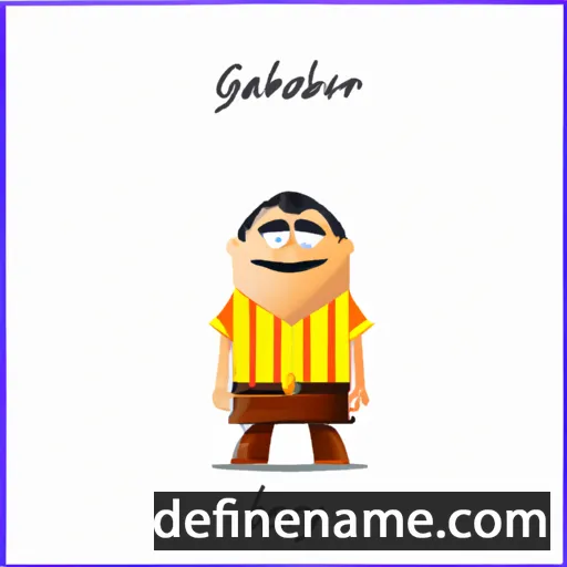 cartoon of the name Gaydarbek